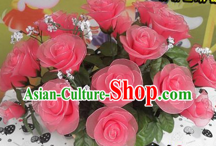 Handmade Rose Flower Dance Props