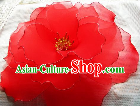 Handmade Big Peony Dance Props Decorations