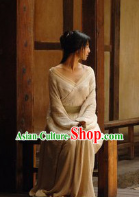 Ancient Chinese White Hanfu Clothes for Women