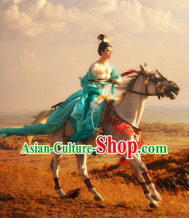 Tang Dynasty Royal Princess Clothes Complete Set