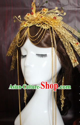 Ancient Chinese Empress Hair Ornaments Phoenix Coronet