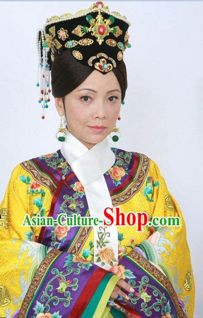 The Chinese Qing Dynasty Empress Clothing for Women