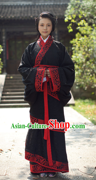 Chinese Traditional Quju Hanfu Outfit for Girls