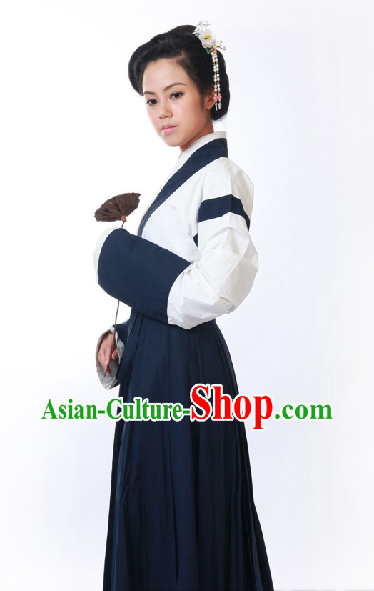 Chinese Classical Costume and Headwear for Girls
