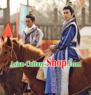 Chinese Tang Dynasty Prince Oriental Clothing and Coronet