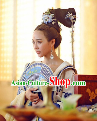 Handmade Chinese Empress Wig and Hair Accessories Hairpins Free Shipping