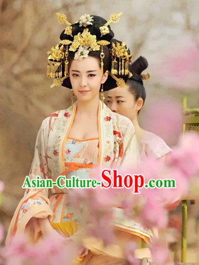 Chinese Traditional Bridal Hair Accessories and Wig