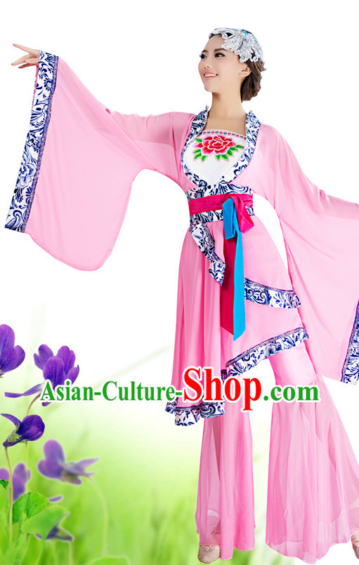 China Classical Dance Suit and Headwear for Women