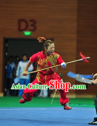 Top Shaolin Kung Fu Competition Silk Uniform