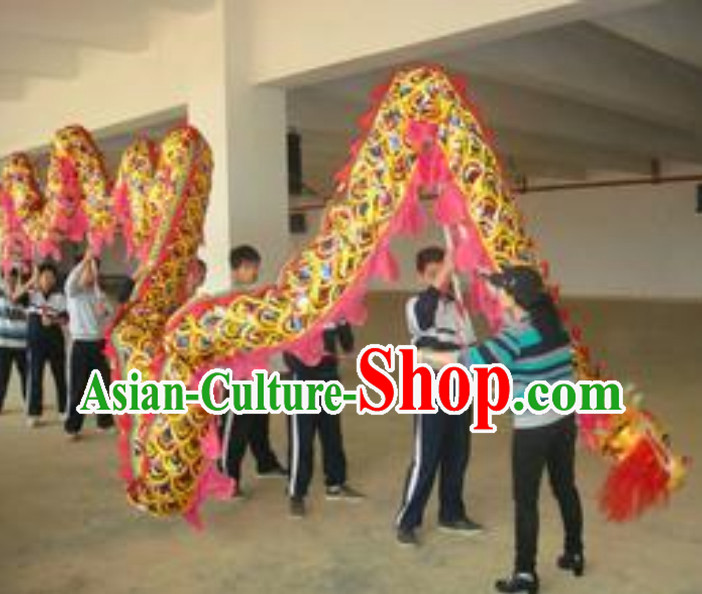 Chinese Dragon Costume Complete Set for Eight Middle School Students