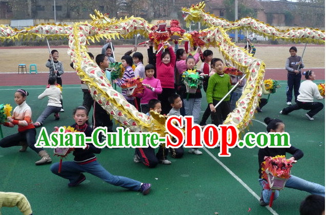 16 Meters School Use Lightweight Dragon Dance Equipment for 10 Teenagers