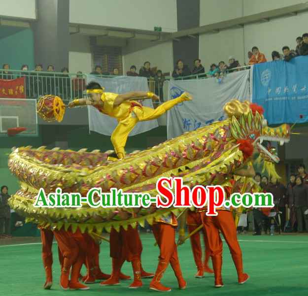 Professional Competition and Performance Dragon Dancing Equipment Complete Set