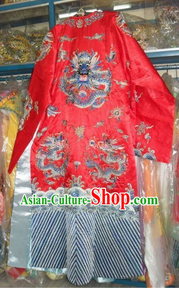 Professional Peking Opera Dragon Embroidery Robes