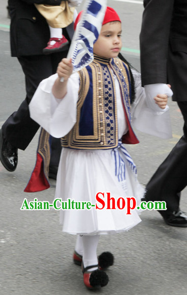 Traditional Greek Tsolias Costumes for Boys
