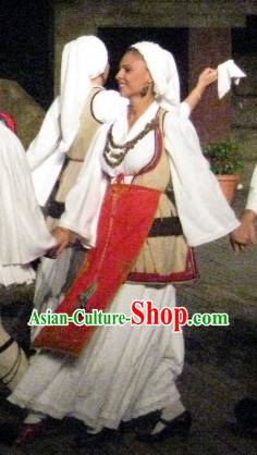 Traditional Greek Dance Costumes for Women