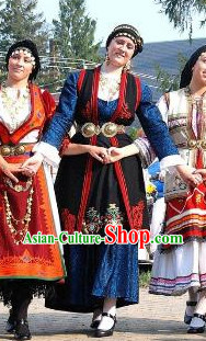 Womens Greek Costumes Complete Set