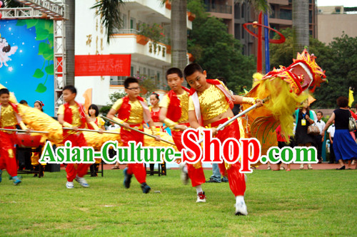 Chinese New Year Dragon Costume Complete Set for Primary School Children