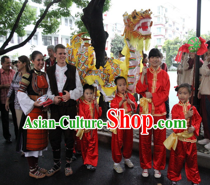 Chinese New Year Dragon Costume Complete Set for Kids