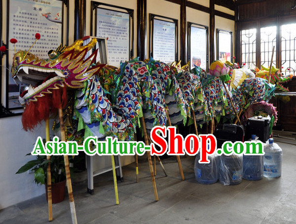 Shanghai Competition and Performance Dragon Dance Equipments Complete Set