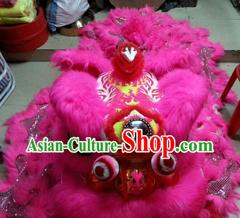 Top Chinese New Year Parade Lion Dance Costume Complete Set