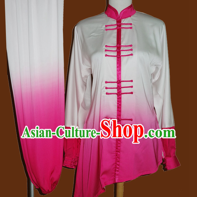 Color Transition Embroidered Traditional Karate Outfit