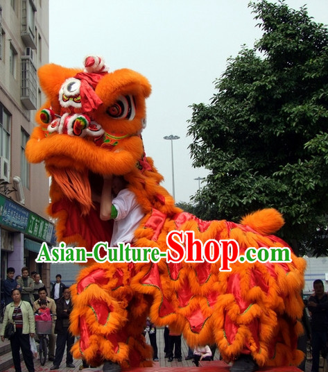 Chinese New Year Lion Dancing Costumes Complete Set