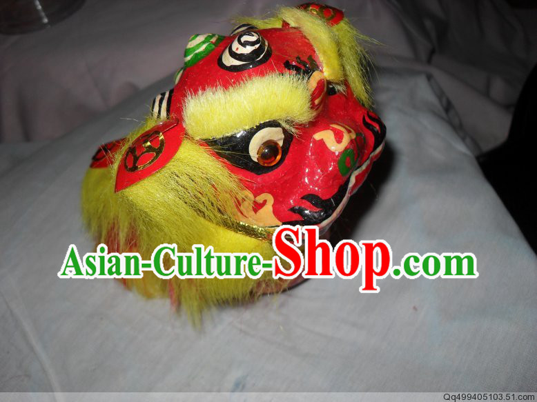 chinese lion dancing