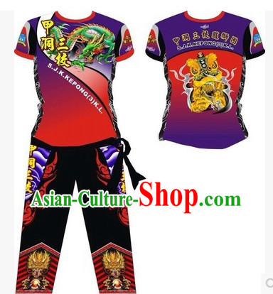 Chinese Dragon and Lion Dancers Suits