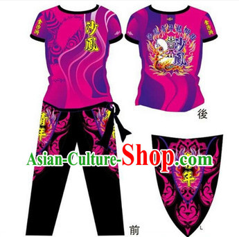 Chinese Dragon and Lion Dancers Suits