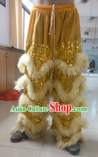 Professional Silk and Wool Lion Dance Pants