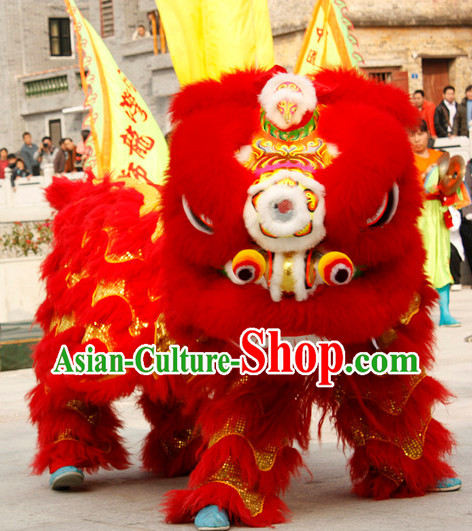 Chinese Festival Lion Costumes Complete Set