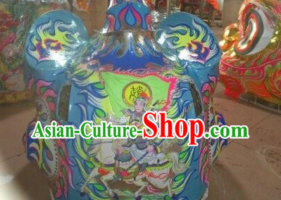 Original Painting Chinese Lion Costume