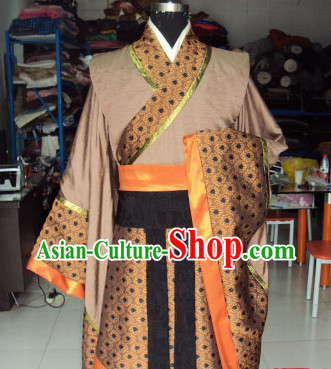 High Shoulder China Ancient Officer Costumes