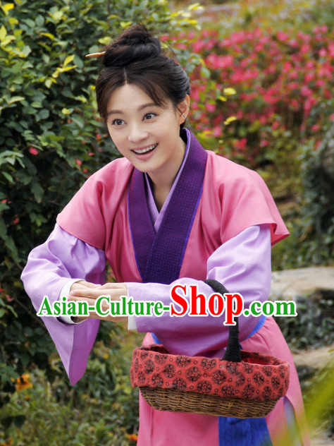 Ancient China Girl Civilian Clothing