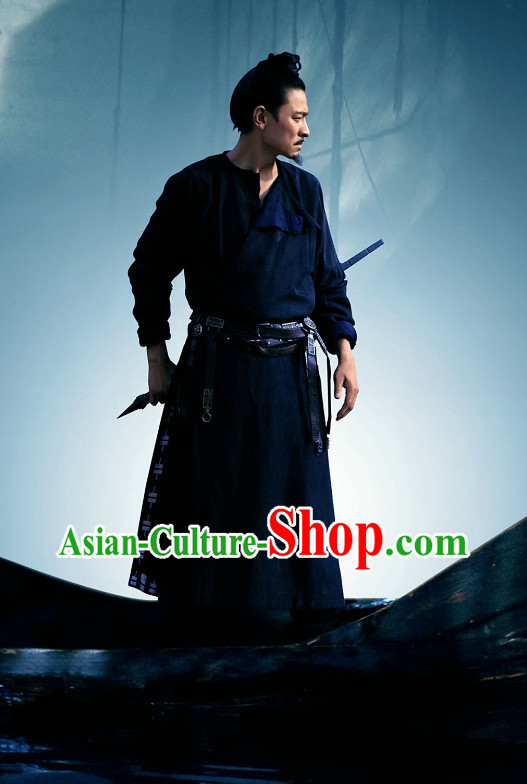 Chinese Black Knight Uniform for Men