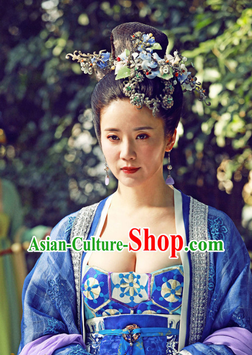 Chinese Palace Empress Wig and Hair Accessory Set