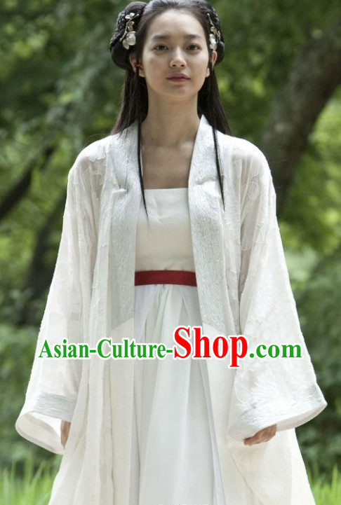 Korean Ancient Fairy Costumes and Hair Accessory for Women