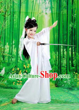 Ancient Chinese Dragon Lady Costumes for Kids