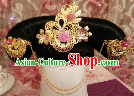 Chinese Traditional Manchu Princess Hair Jewelry for Children