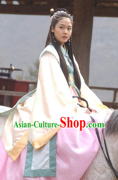 Traditional Korean Princess Film Costumes for Girls and Women