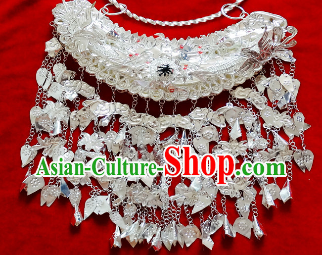 Traditional Silver Miao Tribe Necklace