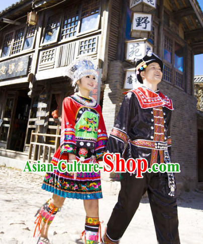 Chinese Miao Clothes for Men and Women