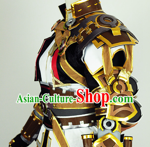 Asian Emperor Carnival Cosplay Costumes and Accessories Complete Set for Men