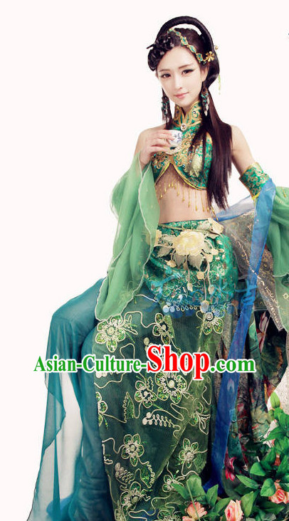 Asian Peacock Queen Costumes for Ladies