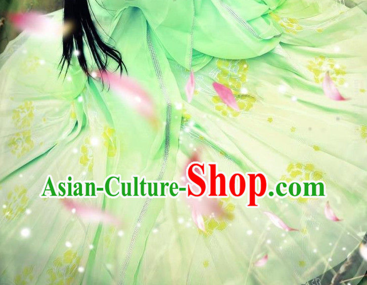 Green Fairy Dress Suit for Women