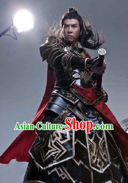Asian China Gladiator Armor Costumes and Cape Complete Set.