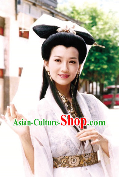Chinese Ancient Fairy Headwear and Hair Wigs