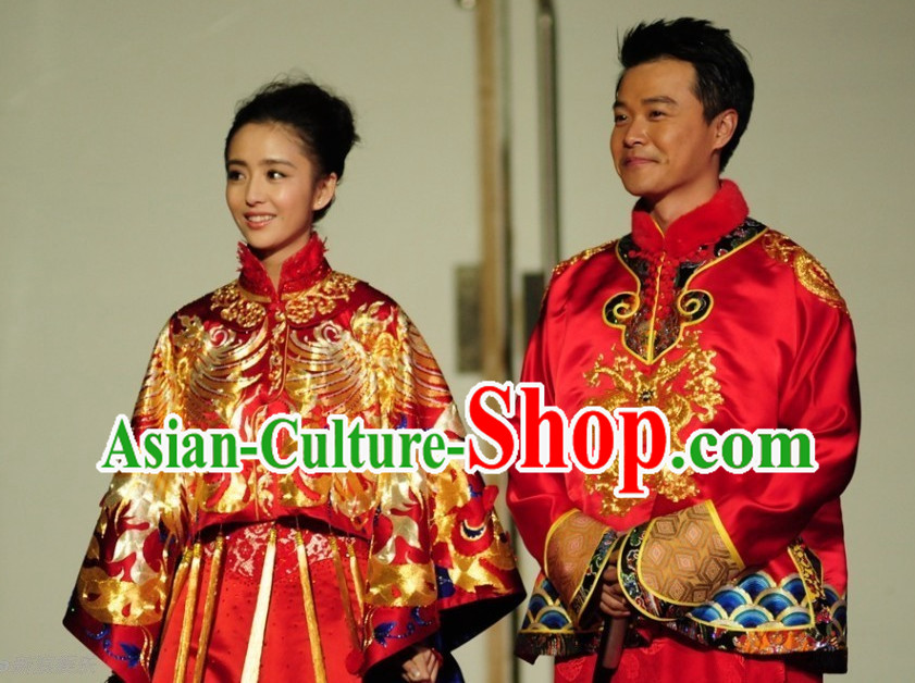 Chinese Wedding Dresses for Men and Women