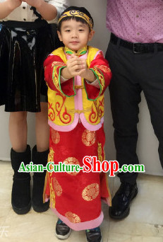 Chinese Theme Photography Costumes for Boys