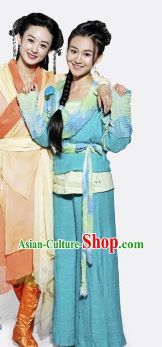 China Traditional Swordswomen Costumes